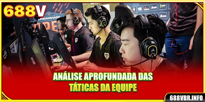 Análise aprofundada das táticas da equipe